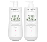 Set Per Capelli Ricci GOLDWELL Kit DS Curls & Waves Shampoo + Conditioner 1000ml