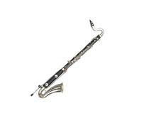 Set Per Clarinetto Clarinetto basso in Sib placcato in argento strumento in legno con scatola