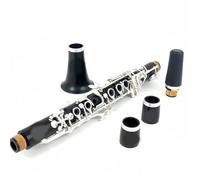 Set Per Clarinetto Clarinetto Mib Palissandro Chiavi Placcate Argento(Ebony Silver)