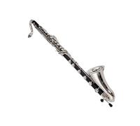 Set Per Clarinetto Strumento clarinetto basso in Do con chiave nichelata professionale con scatola per la bocca