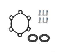 Set per coppia Adattatori per boost Anteriore e Posteriore Set | Alluminio CNC, conversione 100-110mm, peso 27g, finitura nera , montaggio stabile(rear)