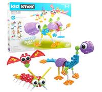 Set Per Costruzioni Amici Dinosauri, Kid K'NEX, Basic Fun, 85611, set per lavoretti per bambini con 100 pezzi, giocattolo a tema dinosauri per bambini e bambine dai 3 anni in su