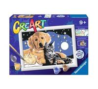 Ravensburger - CreArt E Series: Starry Sky, Paint by Number Kit, Contains a Pre-