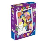 Ravensburger - CreArt Serie E: Inside Out, Dipingere con i Numeri, Kit Pittura Bambini, Cornice Inclusa, Gioco Educativo e Creativo, Idea Regalo Bambini 7+ Anni, 13x18 cm