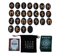 Set per divinazione 'altare per principianti, rune, crescita spirituale, intrattenimento, divinazione, set di rune spirituali, con guida manuale, rune in legno per divinazione per principianti