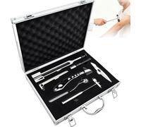 Set Per Esame Neurologico, Set Diagnostico Dpn Da 7 Pezzi Con Scatola In Alluminio, Diapason Per Screening Del Piede, Per Test Di Sensibilità Al Dolore, Sensibilità Alla Temperatura, Sensibilità