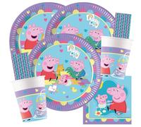 Set per feste Peppa Pig con Evie per 16 bambini