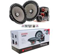 SET PER FOCAL ACCESS 165AS 1 kit a 2 vie da 16,5 cm 165 mm 6,5" di diametro da 60 watt rms 120 watt max 4 ohm 91,3 db 2 woofer 2 tweeter 2 crossover, kit a coppia + 5 sticker omaggio
