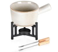 Set per fonduta in porcellana, 450 ml, 4 pezzi.