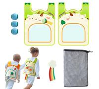 Set Per Gioco Di Lancio E Presa Con Palline - Palline Per Lanciare Con Assorbimento Degli Urti | Giochi Di Tiro Per L'Esterno - Per Cortile Prato Spiaggia Bordo Piscina Campeggio Famiglia Parco Giochi