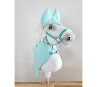 Set per Hobby Horse A3: derka + paraorecchie - Menta Chiara