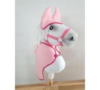 Set per Hobby Horse A3: derka + paraorecchie - Rosa Chiaro
