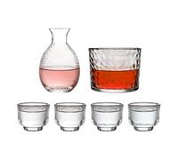 Set Per Il Servizio Del Sake,Caraffa in Resistente al Calore | Set Di Bicchieri Per Sake Caldo E Whiskey | Adatto A Casa Feste Ristorante Campeggio Cena Whiskey Bevanda Liquore Vodka Birra