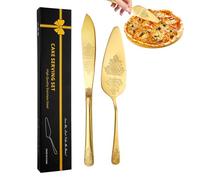 Set per il taglio della torta nuziale, Set per il taglio della torta per matrimonio | Affettatrice per torte decorativa e paletta per torte,Spatola per Taglia nuziale con impugnatura er