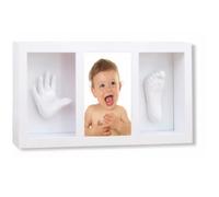 Set per Impronta Mani e Piedi in Gesso 3D con Cornice
