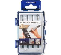 Set per incisione su vetro Dremel 682 8 pz