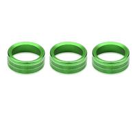 Set per Interni Adesivi Interni Auto per Jeep per Wrangler JL JT 2018+, Pomello Interruttore Aria Condizionata in Alluminio, Accessori Auto(Verde)