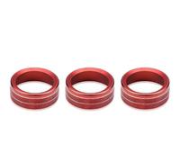 Set per Interni Adesivi Interni Auto per Jeep per Wrangler JL JT 2018+, Pomello Interruttore Aria Condizionata in Alluminio, Accessori Auto(Rosso)