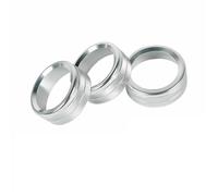 Set per Interni Adesivi Interni Auto per Jeep per Wrangler JL JT 2018+, Pomello Interruttore Aria Condizionata in Alluminio, Accessori Auto(Argento)