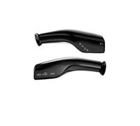 Set per Interni Rivestimento per Console Centrale Auto per Tesla per Model 3 Y, Protezione Volante, Pomello del Cambio, Decorazione(Nero)