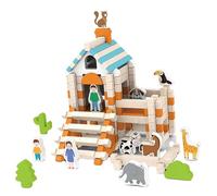 Set per la costruzione di casa, in legno, giocattolo da costruzione, kit creativi ed educativi, giocattoli, piccoli kit di costruzione per bambini