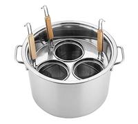 Set per la Cottura della Pasta con cestello scolapasta, pentola per brodo da Cucina per casa, pentola per Cottura a Vapore per ristoranti, pentole per la Cottura della Pasta