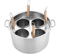 Set per la cottura della pasta con divisorio e colino, include coperchi e inserti per cucinare casa e ristorante