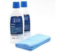 Set per la Cura 2X Disincrostante anticalcare + Panno in Microfibra Compatibile con Siemens BK0542(00), BK0543(00), BK0544(00), BK0545(00) - per Macchine da caffè Completamente Automatiche, 1000 ml