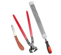 Set per la cura degli zoccoli di bovini, set di precisione multifunzione con pinza per unghie, per stalla, agricoltura e zootecnia