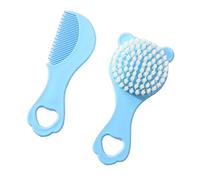 Set per la cura dei capelli del bambino con spazzola delicata e pettine con divertente design a forma di orso per l'uso quotidiano Spazzola per capelli portatile con manico lungo per uso quotidiano