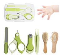 Set Per La Cura Del Bambino, Spazzola E Pettine In Legno Naturale, Set Per La Cura Del Bambino Da Viaggio E Di Uso Quotidiano Simpatiche Confezioni Regalo, Regalo Per La Neomamma