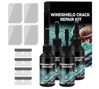 Set per la cura del parabrezza, per riparare graffi, crepe e fori nelle auto, evita danni consequenziali, mantiene la resistenza e la trasparenza del vetro, 20 ml (4 pezzi)
