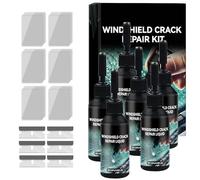Set per la cura del parabrezza, per riparare graffi, crepe e fori nelle auto, evita danni consequenziali, mantiene la resistenza e la trasparenza del vetro, 20 ml (6 pezzi)