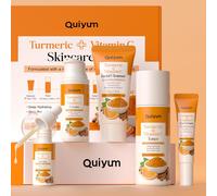 Set per La Cura Del Viso Alla Curcuma, 5 Pezzi Skin Care Curcuma, Set Regalo per