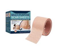 Set per la cura del viso da uomo, pellicola in silicone, nastro cicatrice in silicone ed efficaci strisce di rimozione cicatrici in silicone per aggiornamento cheloide C-Burn, taglia unica