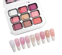 Set per la cura della pelle coreana, kit per la cura della pelle con essenza di lumaca con siero, crema per gli occhi, crema essenza, fascia, spazzola detergente e borsa per il trucco, set regalo per