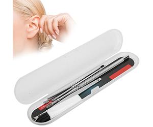 Set per la Pulizia delle Orecchie, 6 Pezzi per la Rimozione del Cerume per le Orecchie Earpick, Strumenti per la Pulizia Dell'orecchio del Cucchiaio a Spirale in Acciaio Inossidabile