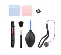 Set per la pulizia dell'obiettivo della fotocamera, 7 in 1 Kit professionale per la pulizia dell'obiettivo della fotocamera Kit per la pulizia Accessorio per la fotografia Spazzola per la polvere Soff