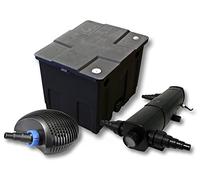 Set per laghetti Filtro 12000l chiarificatore UVC 18W Pompa CTF Eco 20W
