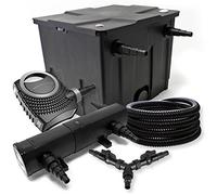Set per laghetti filtro 12000l chiarificatore UVC 24W pompa NEO8000 70W tubo 25m