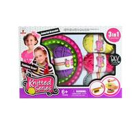 Set per lavorare a maglia sciarpa e berretto per bambini