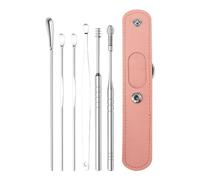 Set Per L'estrazione Del Cerume - Pulizia Del Cerume, Strumenti Per L'igiene 'orecchio | Kit Per La Cura 'orecchio, Set Premium Per La Pulizia 'orecchio Con Custodia In PU, Strument