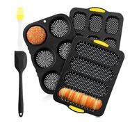 Set per macchina per pane francese in silicone alimentare con padella antiaderente per la distribuzione uniforme del calore per risultati cottura perfetti