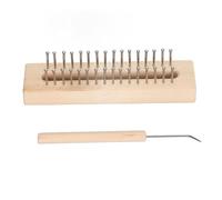 Set per maglieria in legno con uncinetto, asse per maglieria in legno di faggio per scialle, calzino, cappello, scialle, fai da te per adulti e, per utilizzare strumenti