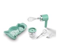 Set per mini chef 3 in 1 con frusta, tritatutto e stampo