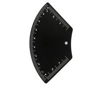 Set per modellare le sopracciglia a doppio scopo con guide di misurazione e stencil di allineamento Design portatile per stencil per sopracciglia simmetrici per trucco