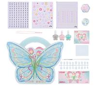 Set per nail art - Set per nail art con farfalla | Kit di decorazioni per adesivi per smalto per unghie | Set per salone di nail art | Kit per nail art Set di trucchi per bambini Giocattoli per ragazz