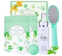 Set per Pediluvio, 4pcs Kit Pedicure,Foot Care Set， Regalo Compleanno Donna