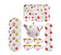 Set Per Piccole Ragazze Partito Fare Pomeriggio Gioco Set Da Cucina Metallo Accessori Da Stoviglie Vassoio Coppe Tasto Piatti