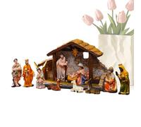 Set per presepe, altezza 3,5 cm, statuetta di santo